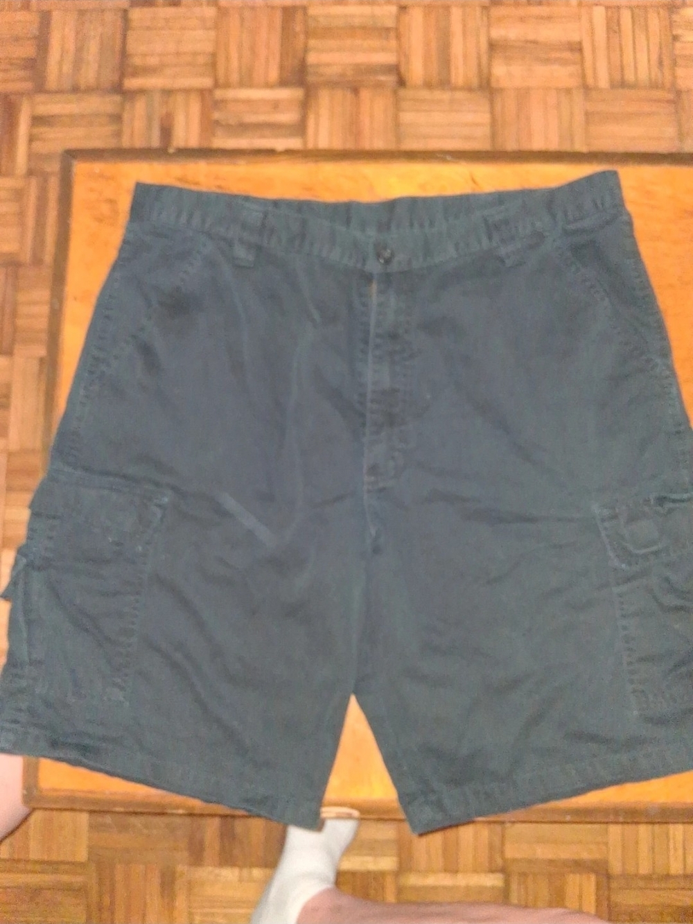 Wrangler Men's Cargo Shorts in Dark Blue-Gray